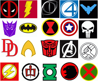 The Super Collection of Superhero Logos.