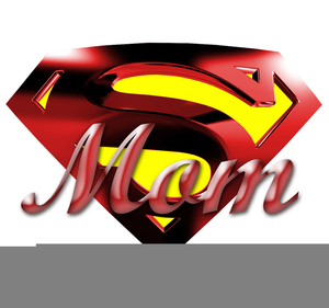 Super Mom Clipart.