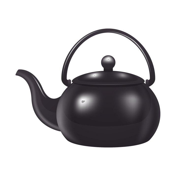 Black Tea Pot PNG Image Free Download searchpng.com.