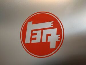 Details about 2 pack 1930\'s Toyota TEQ Logo Vinyl Decal Sticker Gloss  Orange 5\