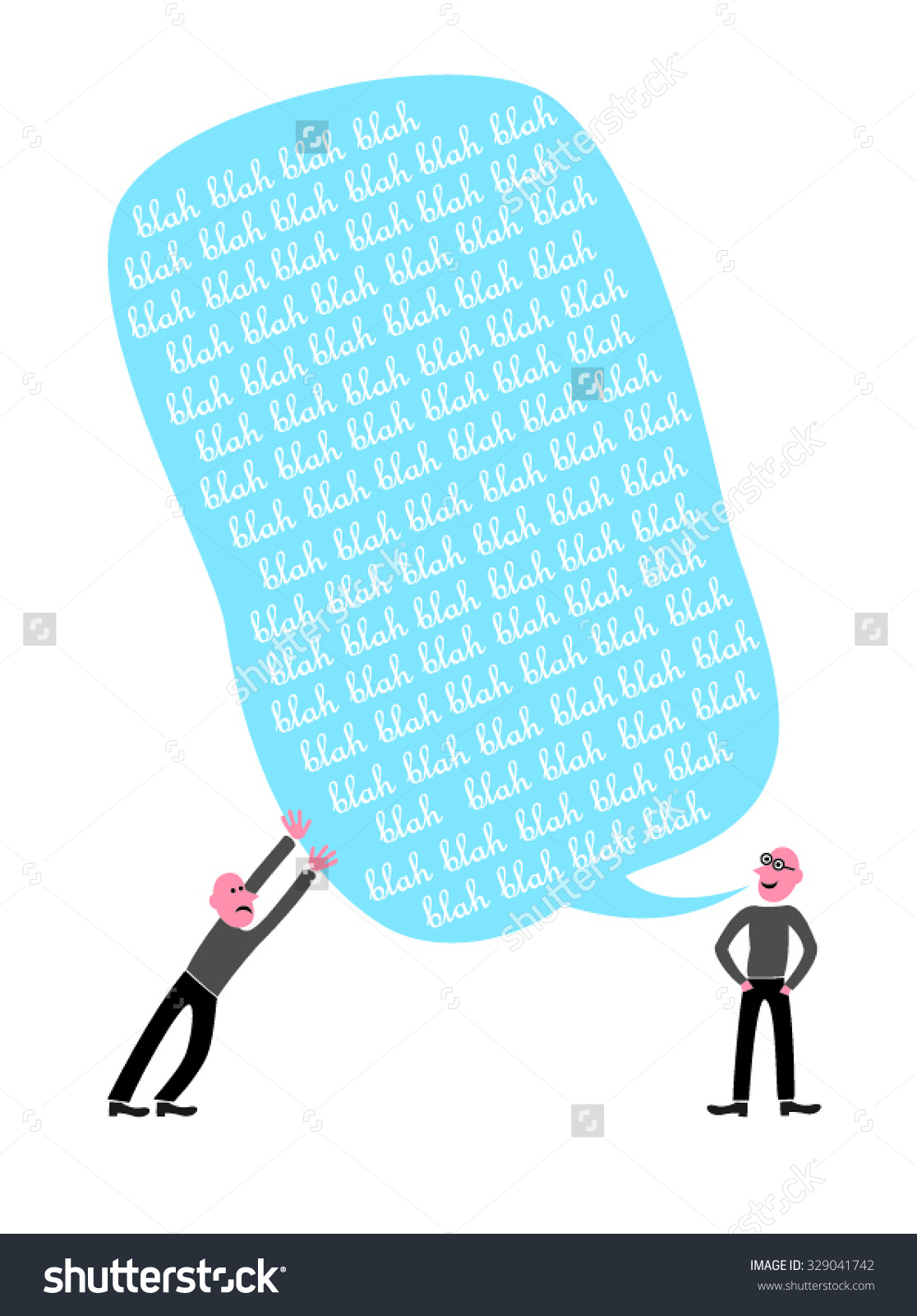 Unbearable Lightness Blah Blah Stock Vector 329041742.