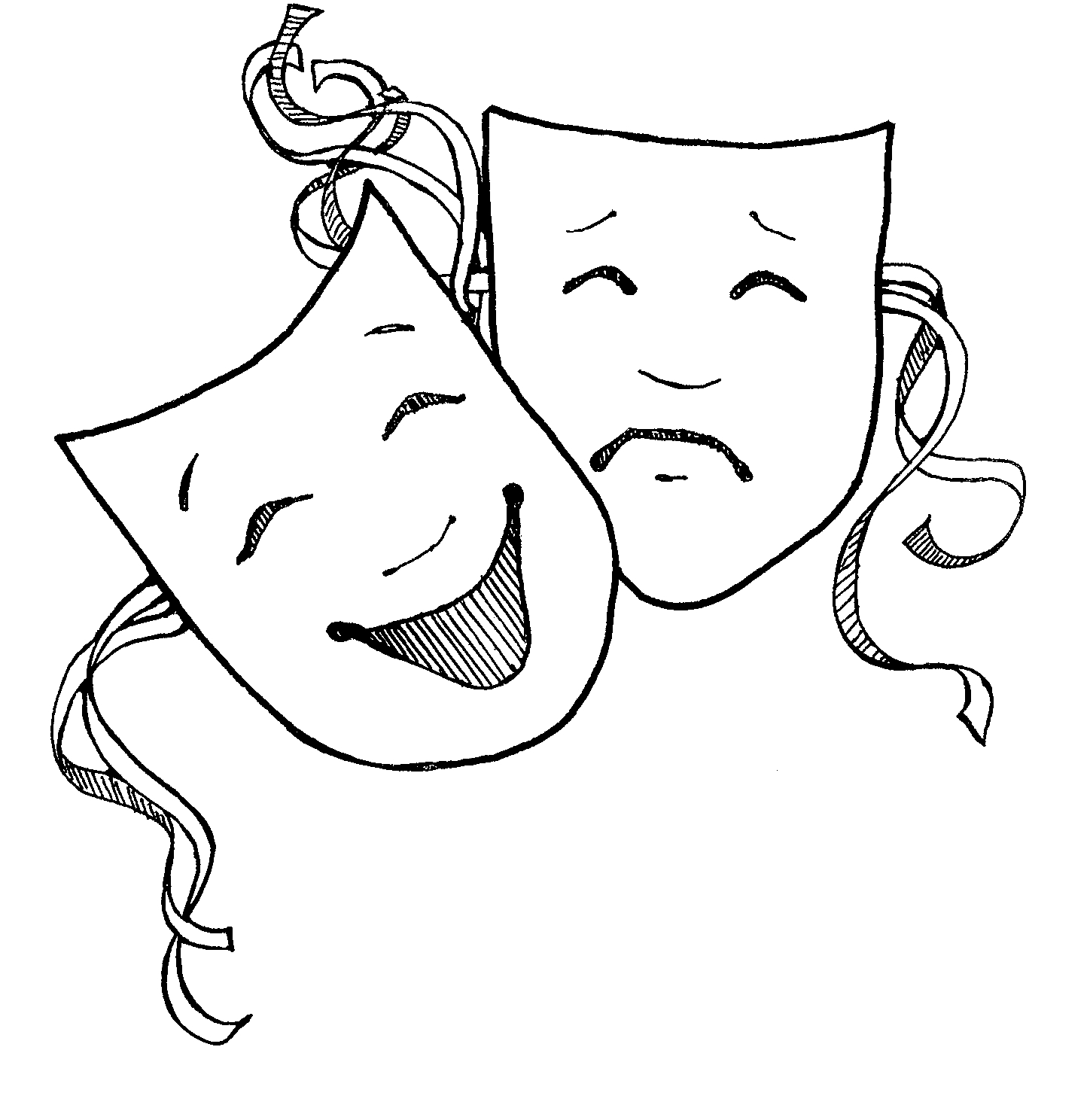 Drama Masks Clipart & Drama Masks Clip Art Images.