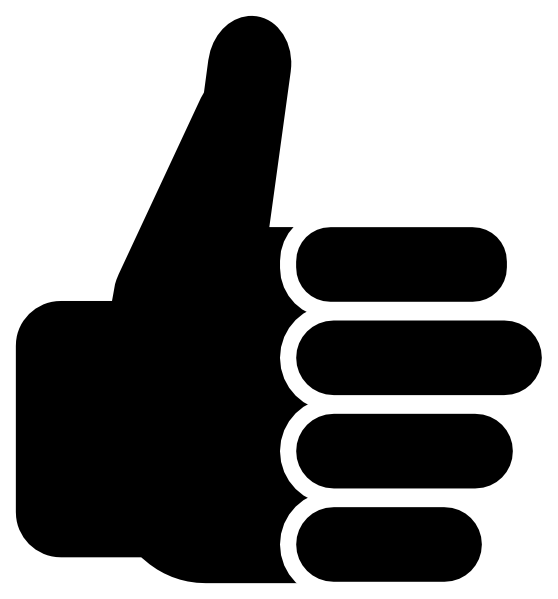 Symbol thumbs up clip art vector free clipart.