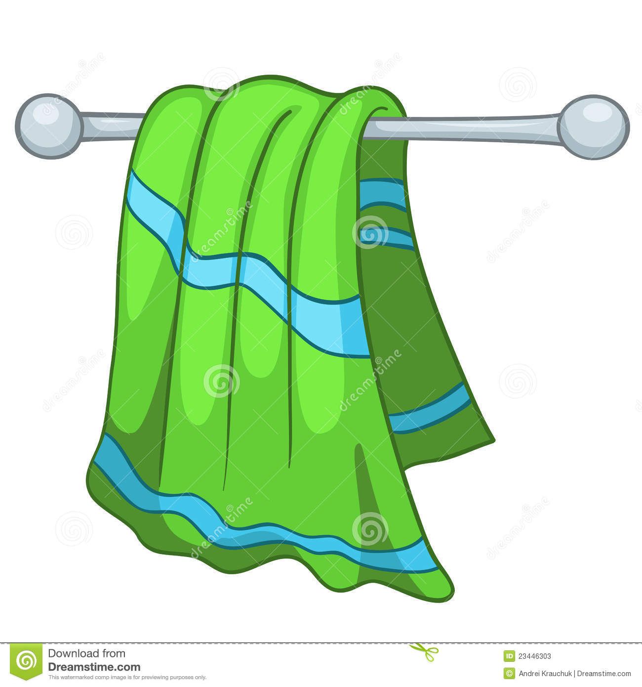 Bath Towel Clipart.