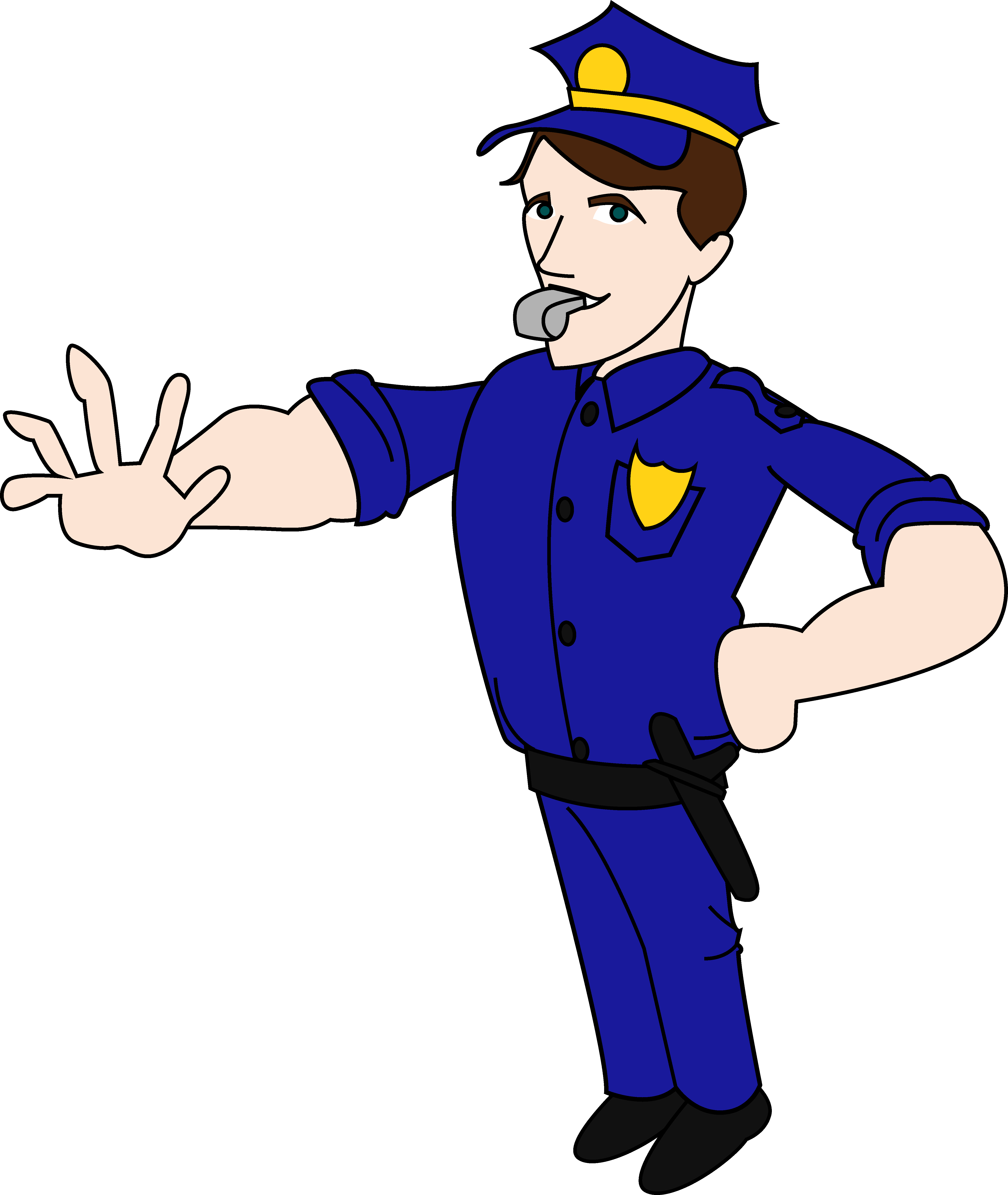 Traffic cop clipart free.