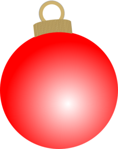 Red Christmas Ball Ornament Clip Art at Clker.com.