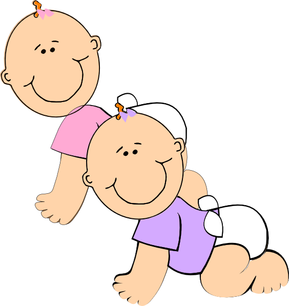 Twin Girls Clip Art At Clker.com Vector Clip Art Online.