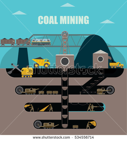 Underground Mining Stock Images, Royalty.