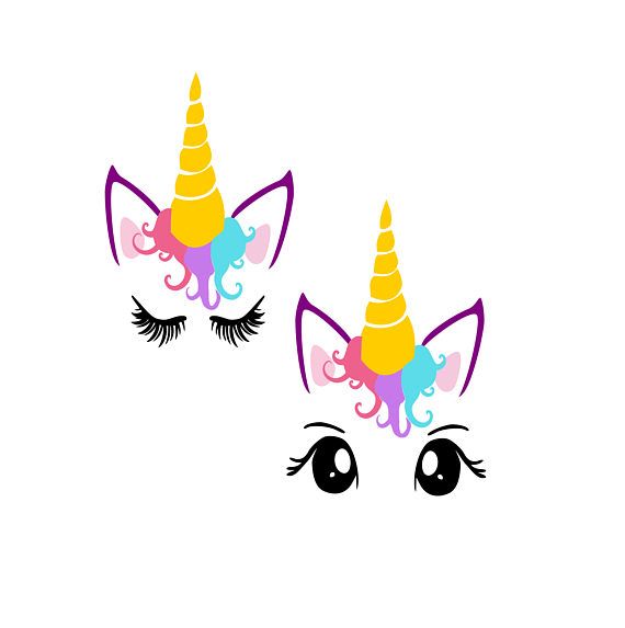 Unicorn face svg files for cricut, Unicorn face svg files.