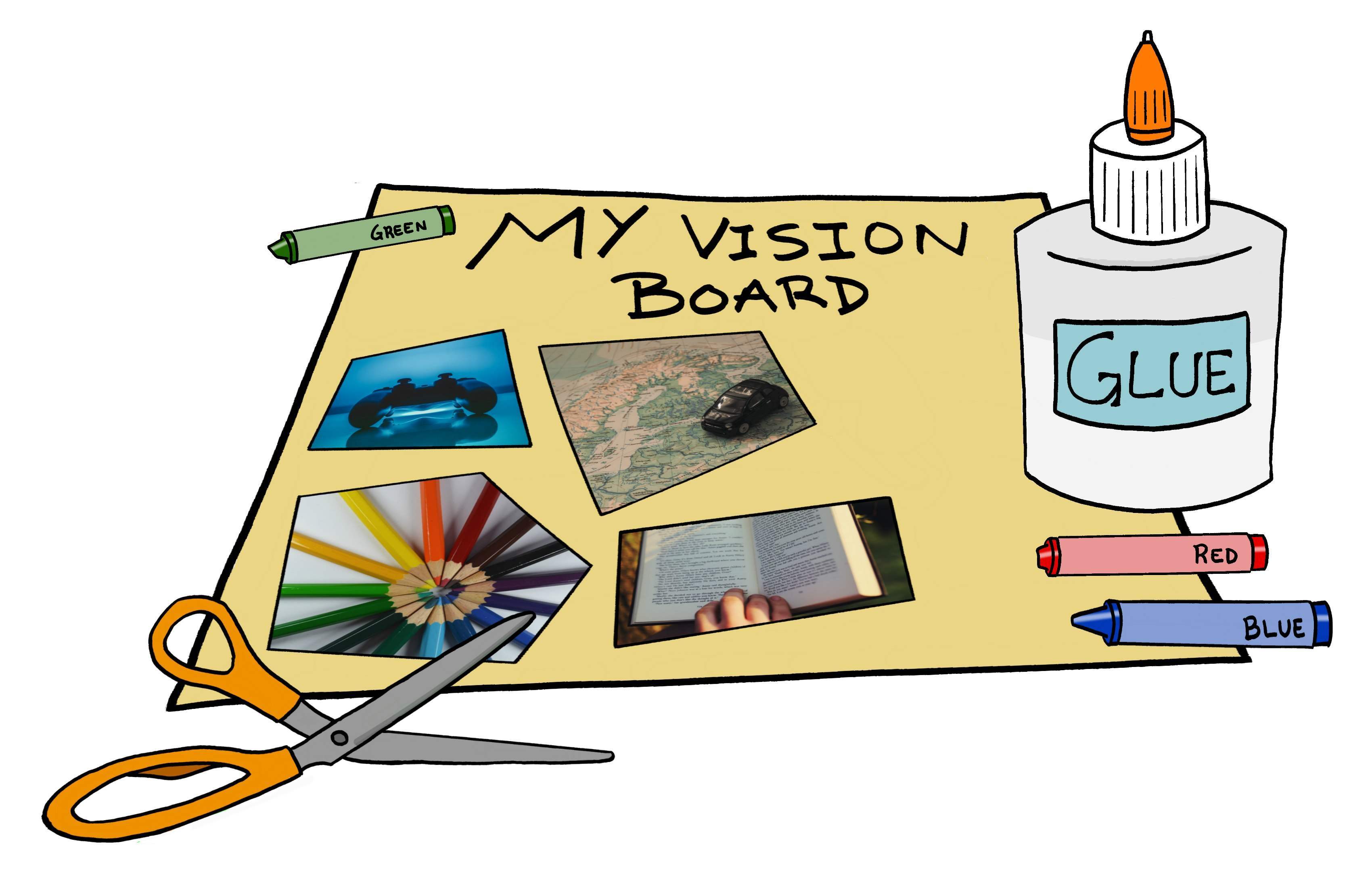 Vision Board Clip Art