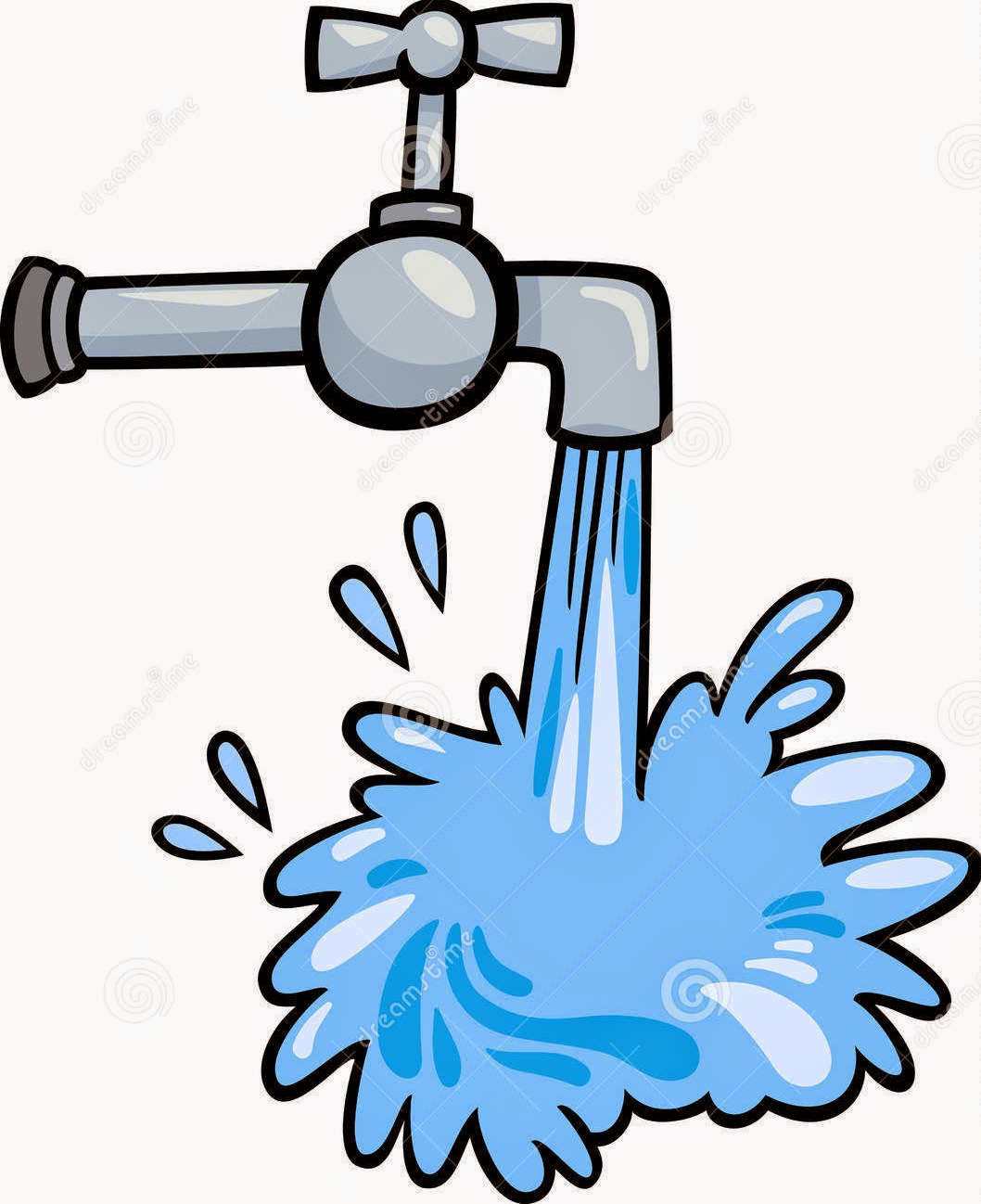 Running Water Clipart.