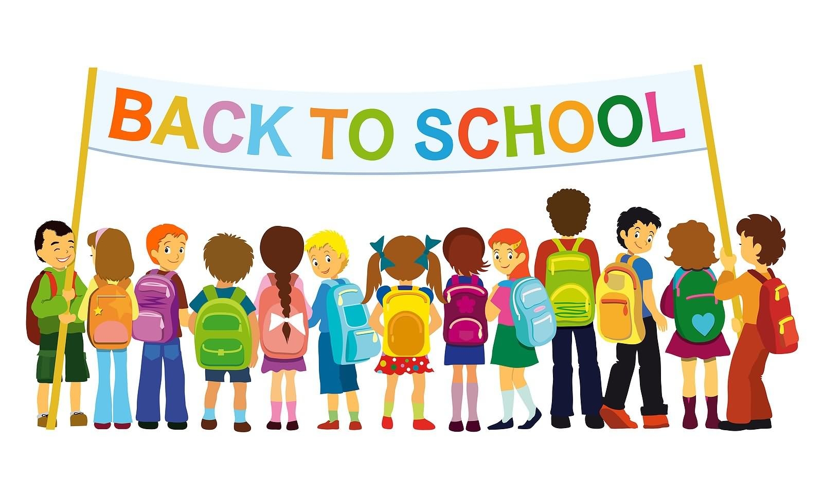 Animated Welcome Back To School.