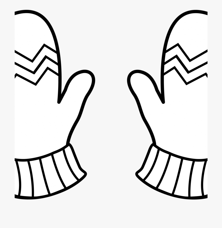 Gloves Clipart Black And White , Transparent Cartoon, Free.