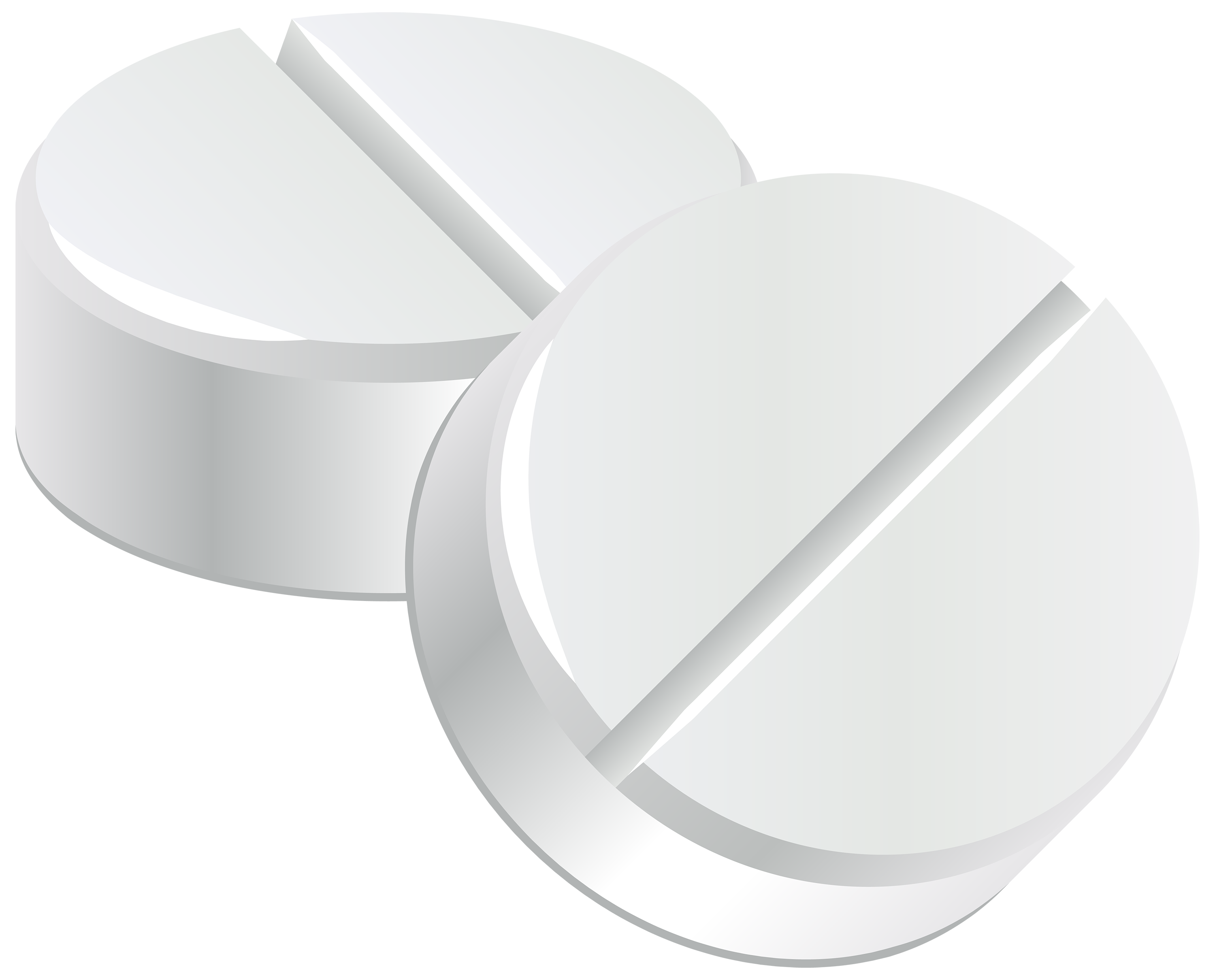 White Pills PNG Clipart.