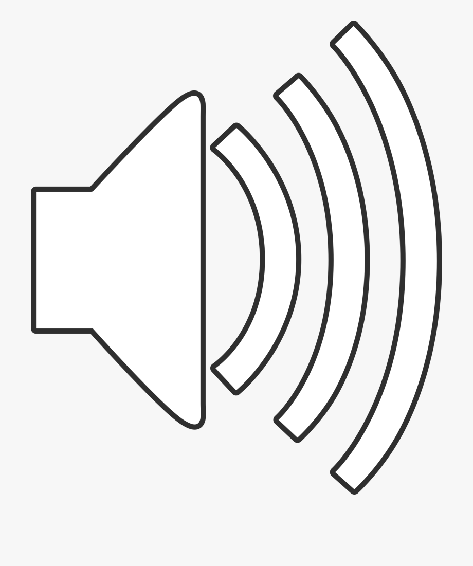 Speaker Clipart Audio Symbol.