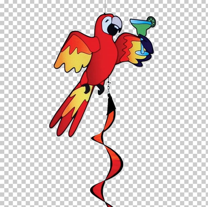 Macaw It\'s Five O\'Clock Somewhere Parrot Wind Bird PNG.