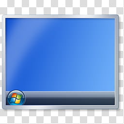 Big Windows icons pack, transparent background PNG clipart.