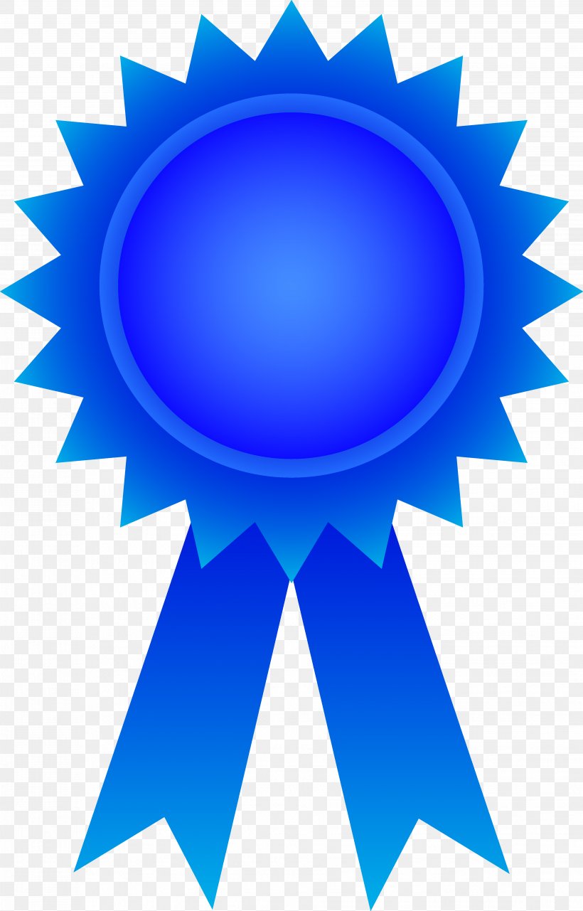 Blue Clip Art, PNG, 3717x5809px, Ribbon, Award, Blue, Blue.