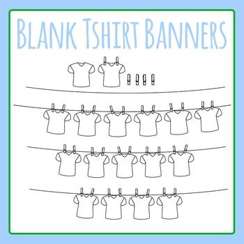 Blank Tshirt Word Banner / T.