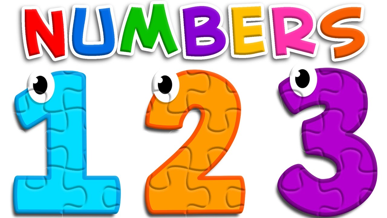 Clipart numbers learning, Clipart numbers learning.