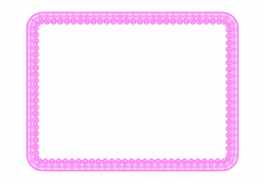 Basketball Border For Microsoft Word Baby Pink Border.