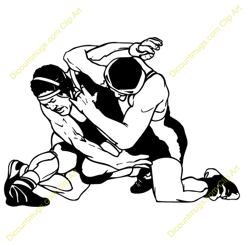 Wrestling Clipart.