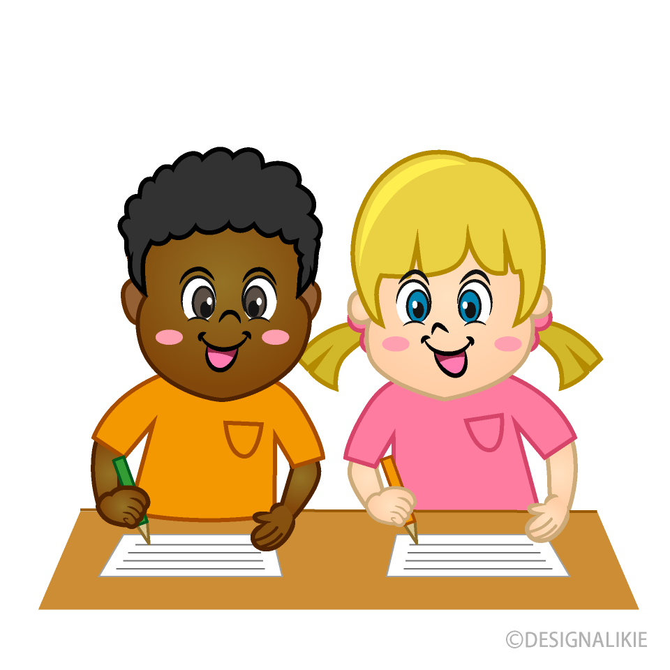 Free Kids Writing Clipart Image｜Illustoon.