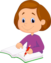 PNG Writing Kids Transparent Writing Kids.PNG Images..