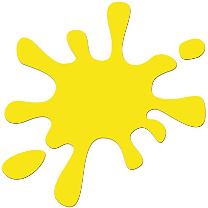 Amazon.com : 36 Yellow Paint Splat Stickers : Everything Else.