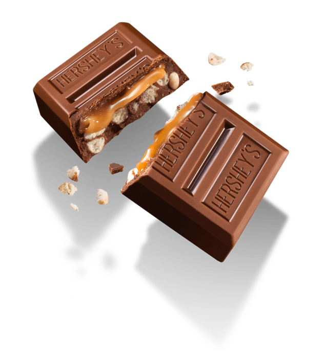 Transparent Hershey's Layer Crunch Caramel