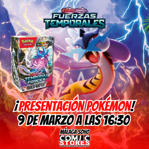 ¡Viaja en el tiempo con la presentación de Fuerzas Temporales en Comic Stores Málaga Soho!