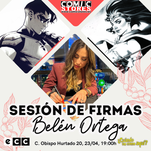 ¡Celebra el Día del Libro en Comic Stores Granada con Belén Ortega y su último tesoro, 