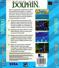 Ecco The Dolphin - Back | Ecco the Dolphin Sega CD