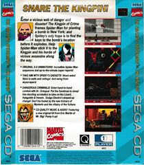 Back Of Box | Amazing Spider-Man vs. The Kingpin Sega CD