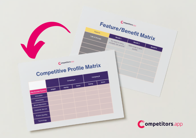 download competitve analysis templates