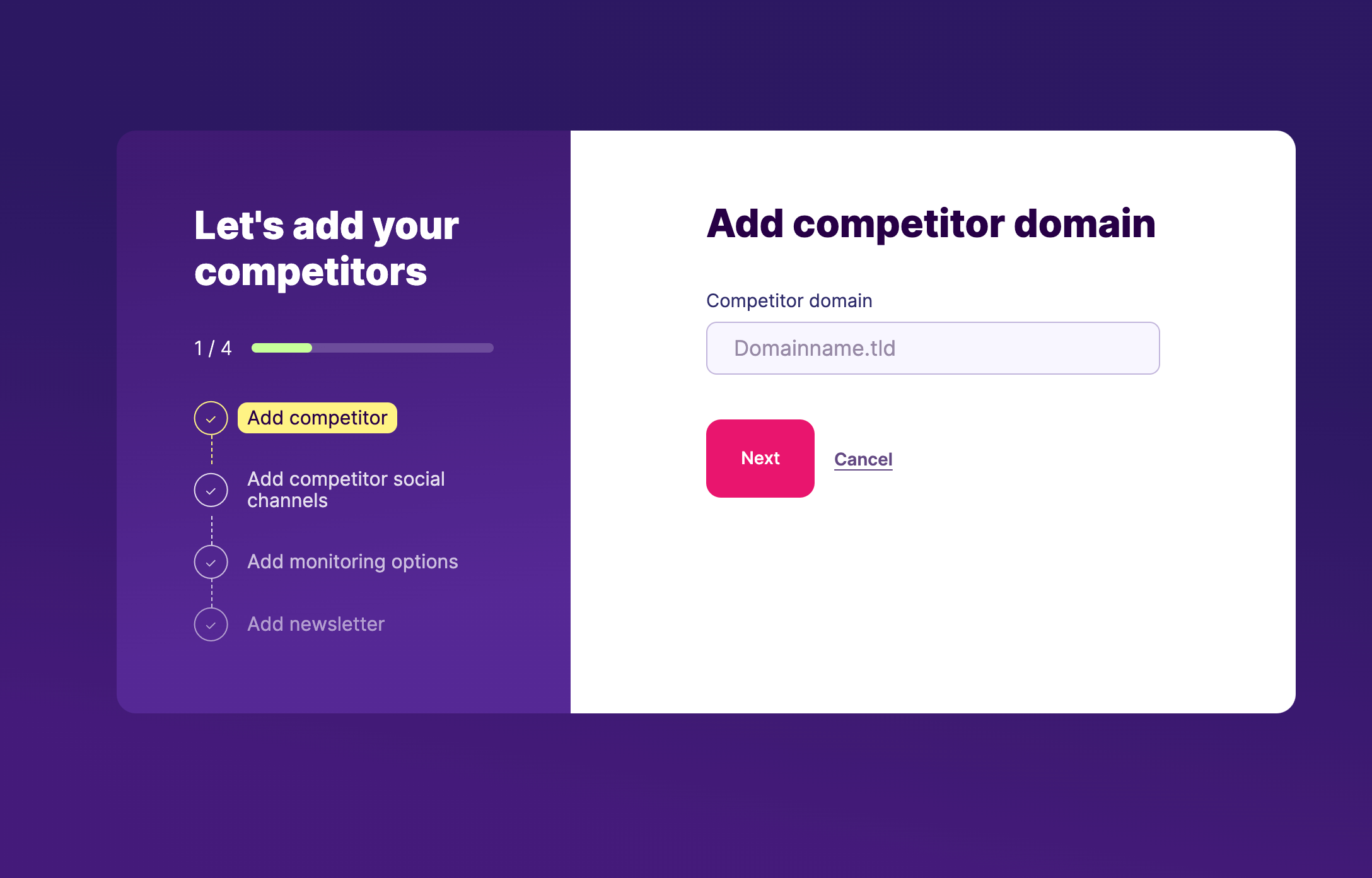 competitors app add competitor