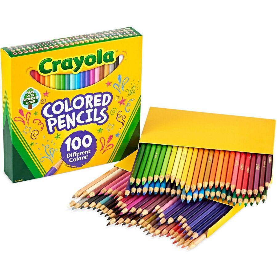 Crayola 100 Colored Pencils - 3o5umhjs5