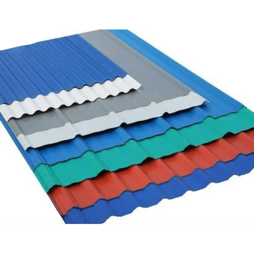 Galvanised Iron Color Corrugated Sheet - Color: Multicolor