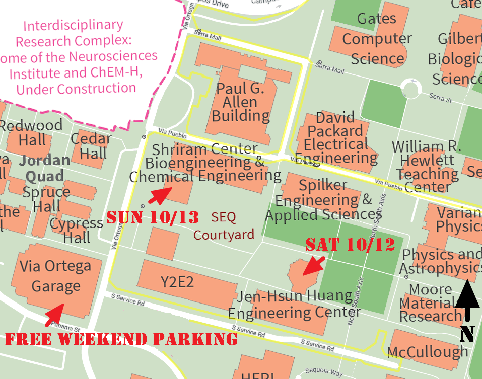 Stanford University Campus Map