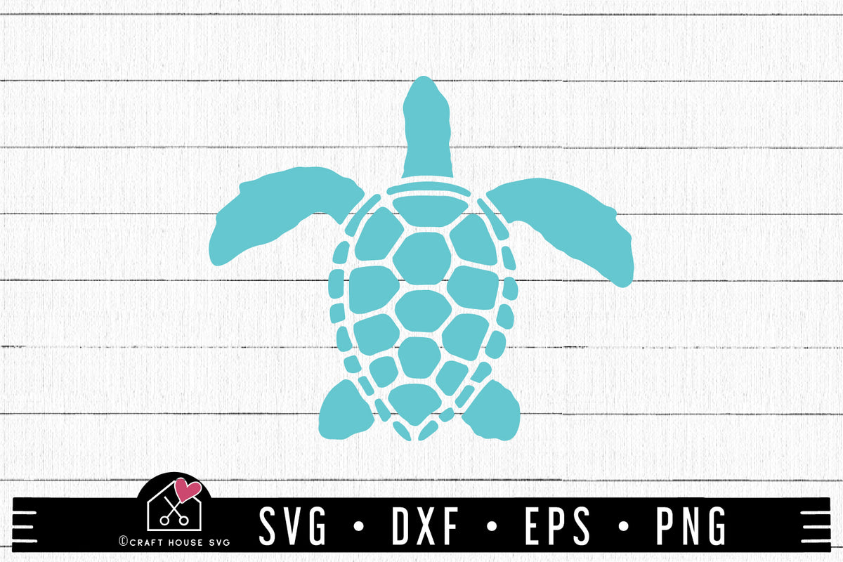 FREE Sea turtle SVG file - Craft House SVG