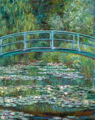 Claude Monet - Bridge over a Pond of Water Lilies