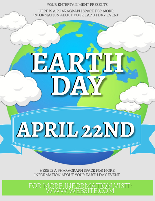 EARTH DAY FLYER Template