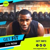 Fitness Instagram Post template