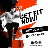 Get fit now instagram template