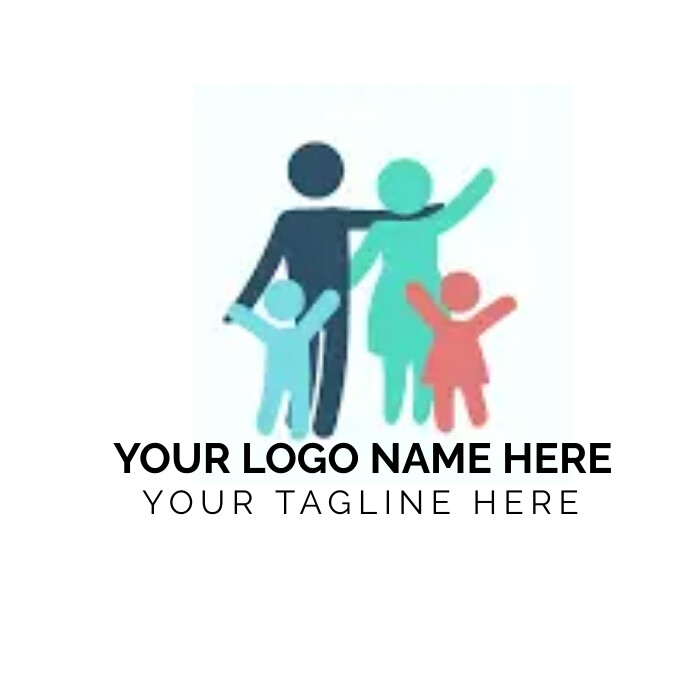 National Family Day Logo template