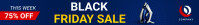 Navy Blue Black Friday Etsy Banner template