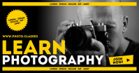 PHOTOGRAPHY CLASSES BANNER Facebook Shared Image template