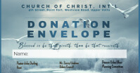 Professional Donation envelope Facebook Ad template