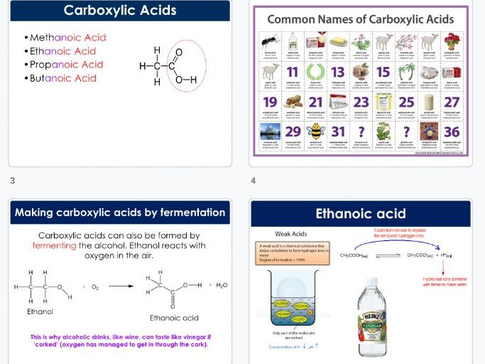 Organic Chemistry - CIE IGCSE Chemistry Lesson PowerPoints