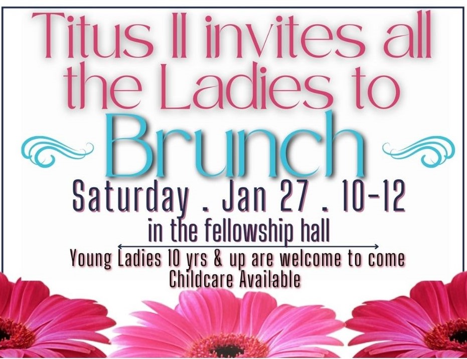 Ladies Brunch - Enon Chapel Baptist Church